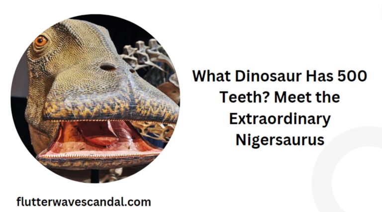 what dinosaur has 500 teeth