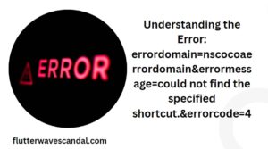 errordomain=nscocoaerrordomain&errormessage=could not find the specified shortcut.&errorcode=4