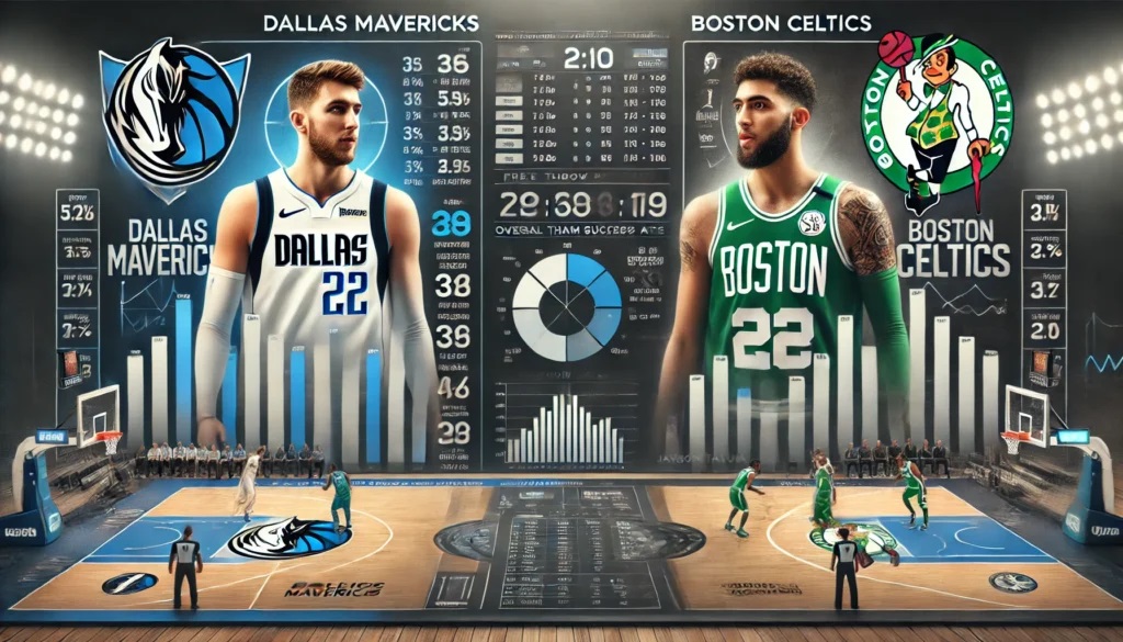 dallas mavericks vs boston celtics match player stats