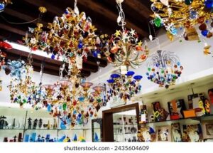 Murano Glass Ceiling Light